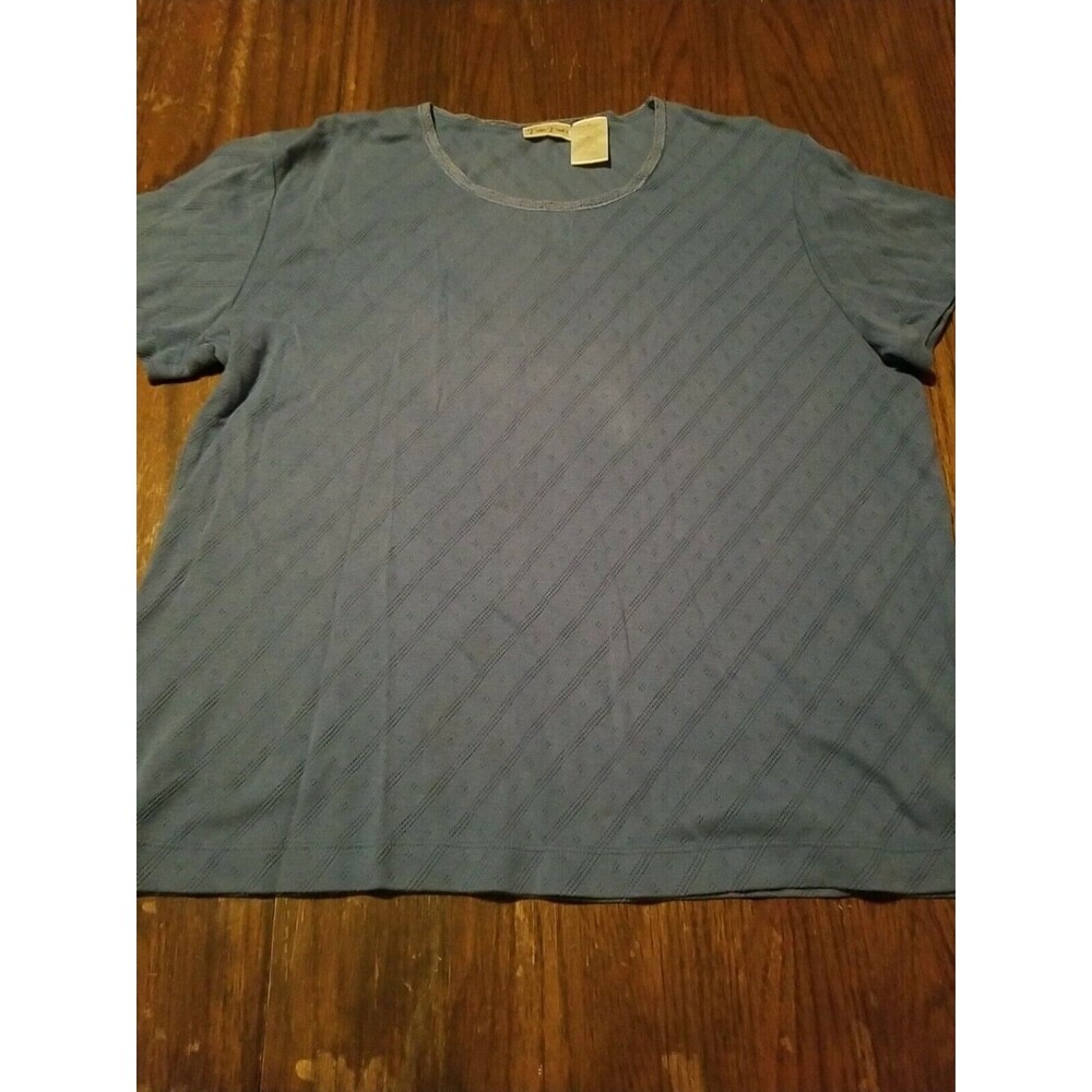 Bobbie Brooks Ladies Blue Top Soft n' Cozy Women's Shirt Medium